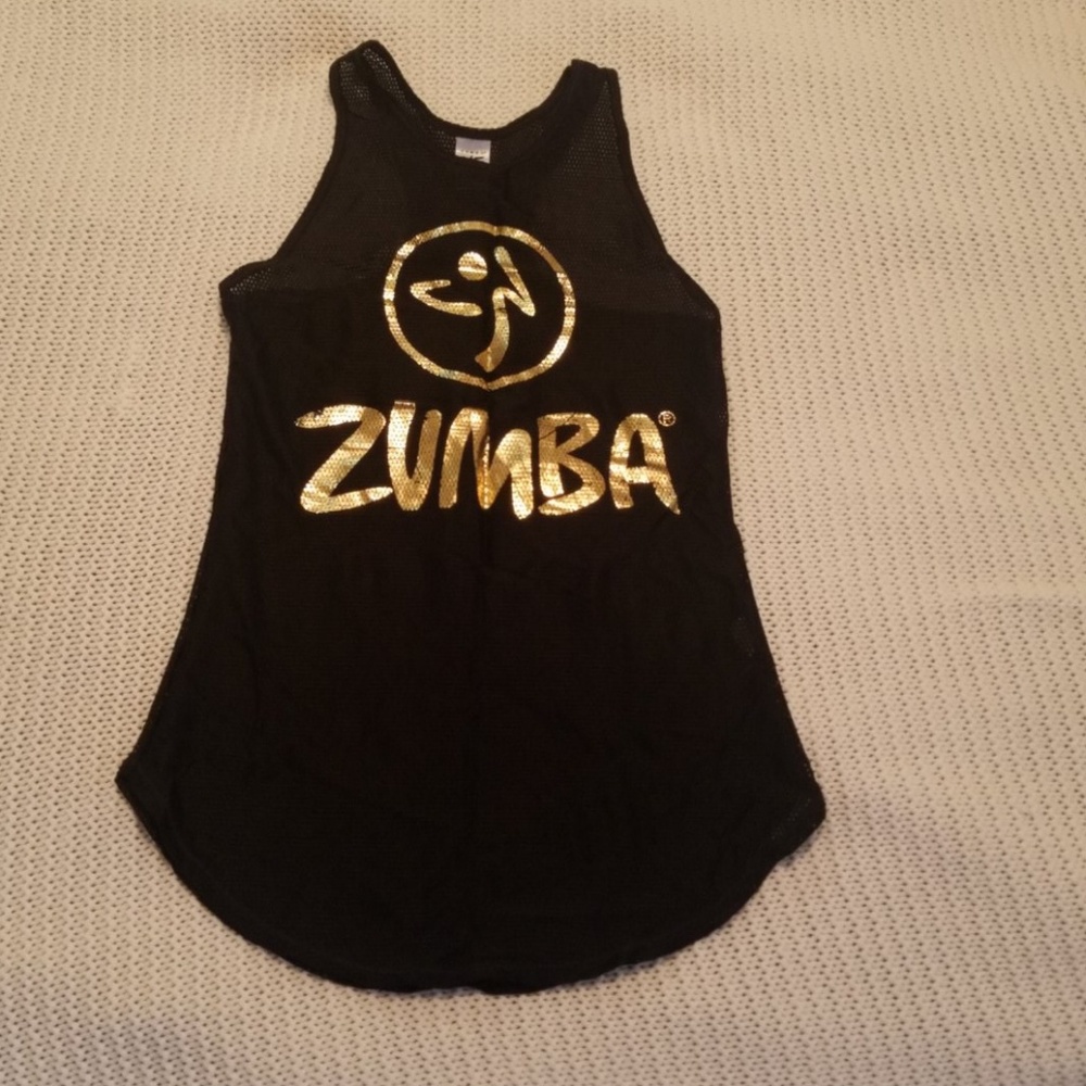 Black mesh Zumba Wear racerback